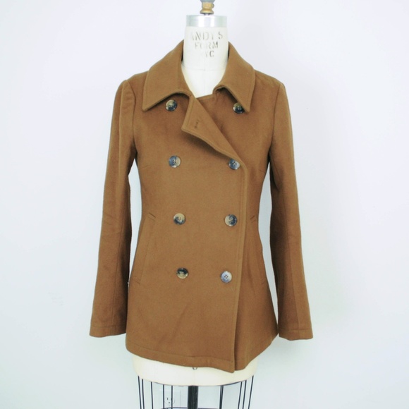 Theory Pea Coat Double Breasted Pockets 